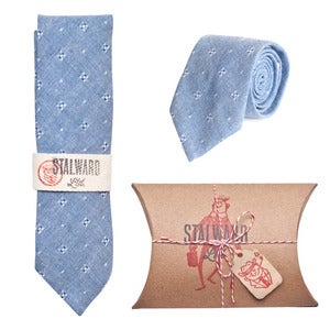 Image of Blue Dobby Chambray