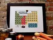Image of The Periodic Table of Waterbath Preserving ~ Archival Print