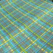 Image of Fabric - Linear in Aquamarine