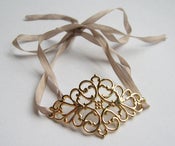 Image of Ribbon Filagree Bracelet - Gold Vermeil