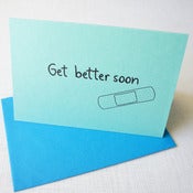 Image of Get better soon card 
