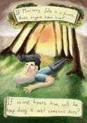 Image of If Morrissey Fell in a Forest - Digital Illustration Print on A4