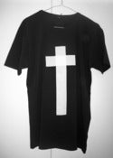 Image of "Cross" Play-Shirt Basic T-shirt (Black)