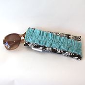 Image of sunnies case - chocolate damask *SOLD*