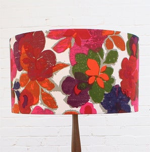 Image of Large Lampshade in Vintage Bright Floral