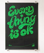 Image of Everything is ok - Poster rolled