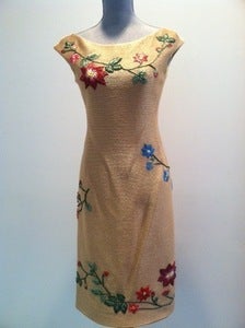 Image of Moschino Raffia Dress 