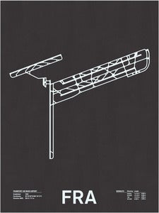 Image of FRA: Frankfurt am Main Airport Screenprint