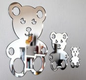 Image of Shatterproof Teddy Family Mirrors