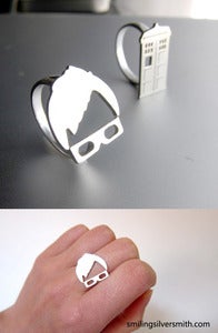 Image of  Tenth Doctor Ring from Doctor Who - Handmade Silver Ring