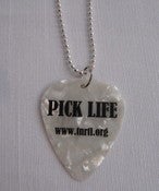 Image of Pick Life Necklace Guitar Pick Pro-Life Jewelry