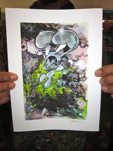 Image of Bunny Kitty 9x6 Print