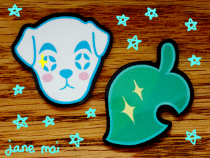 Image of animal crossing pin set