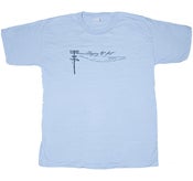 Image of Telephone Pole - Light Blue