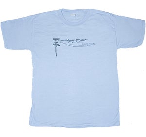 Image of Telephone Pole - Light Blue