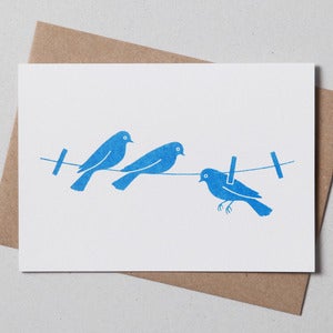 Image of Washing Line Greetings Card