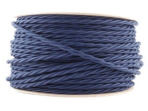 Image of NAVY BLUE | fabric lighting flex cable | TWIST