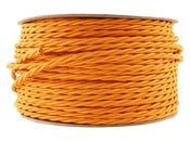 Image of ORANGE | fabric lighting flex cable | TWIST