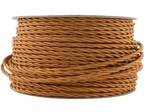 Image of COPPER | fabric lighting flex cable | TWIST