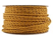 Image of GOLD | fabric lighting flex cable | TWIST