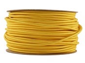 Image of YELLOW | fabric lighting flex cable | ROUND