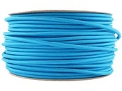 Image of BRIGHT BLUE | fabric lighting flex cable | ROUND