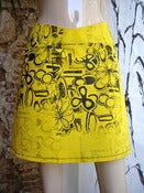Image of Yellow Print Skirt