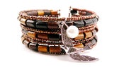 Image of Peeta Pearl Mocking Jay Bracelet Inspired by "The Hunger Games Jewelry"