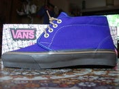 Image of vintage VANS purple canvas chukka boot US5.5 style #49 MADE IN USA 