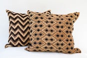 Image of Pair of Kuba Cloth Pillows