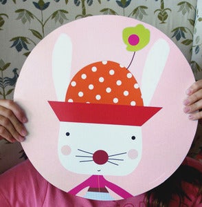 Image of ¡Nuevo! Cuadro infantil Señorita- New! Señorita wall art
