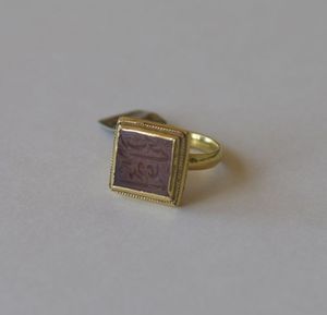Image of Antique Afghan Carnelian in 22K Gold