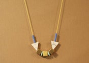 Image of Jade, brass and stone