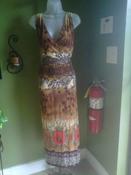 Image of Brown maxie dress