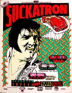 Image of Suckatron show poster from Salty Pete's!