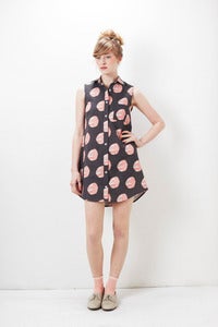 Image of Alder Shirtdress : Grapefruit