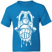 Image of We Are Rollers Gasmask Blue T-Shirt