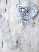 Image of Platinum Sparkle Lace Bonnet
