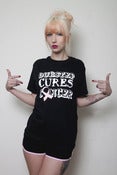 Image of DubstepCuresCancer Black Logo Shirt