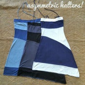 Image of Asymmetric Halter Dress - Women's S to XL