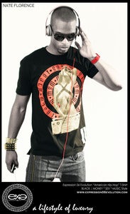 Image of EXPRESSION 06 EVOLUTION / BLACK / MONEY* SEX* MUSIC TEE