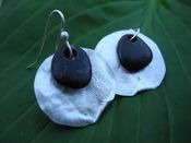 Image of Rock on a Waxing Moon Earrings