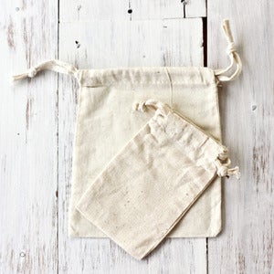 Image of Cotton Drawstring Bag
