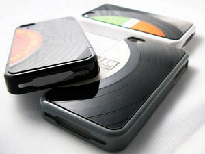 Image of Record 4/4S Phone case w/Single Panel