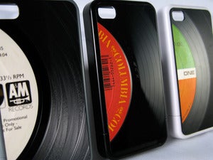 Image of Record 4/4S Phone case w/Single Panel