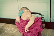 Image of Three Rosette headband in Bright Teal