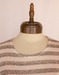 Image of beige stripe crew neck top