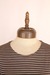 Image of stripe long sleeve crew knit top