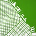 Image of Green Silk-Screen Printed Map of San Francisco