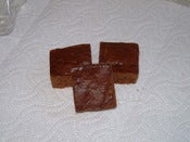 Image of Carob Brownie Squares - 6 pcs